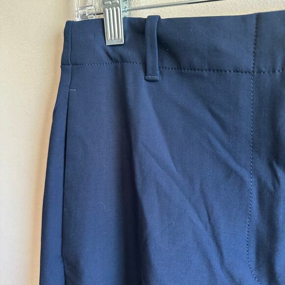 Banana Republic High-Rise Modern Slim Refined Ankle Pant Navy Blue 6 - Picture 6 of 14